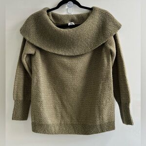 J. Jill Sage Cowl Neck Sweater